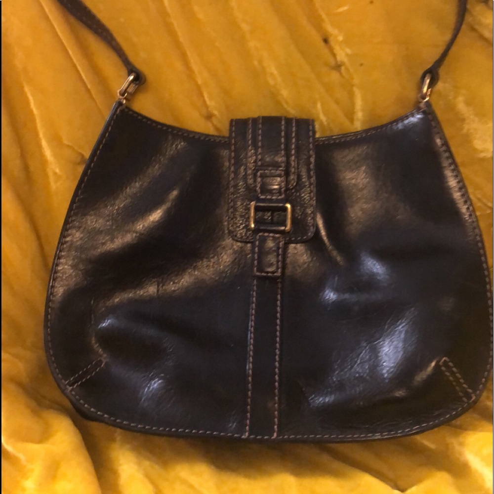 Fossil Black small Hobo bag